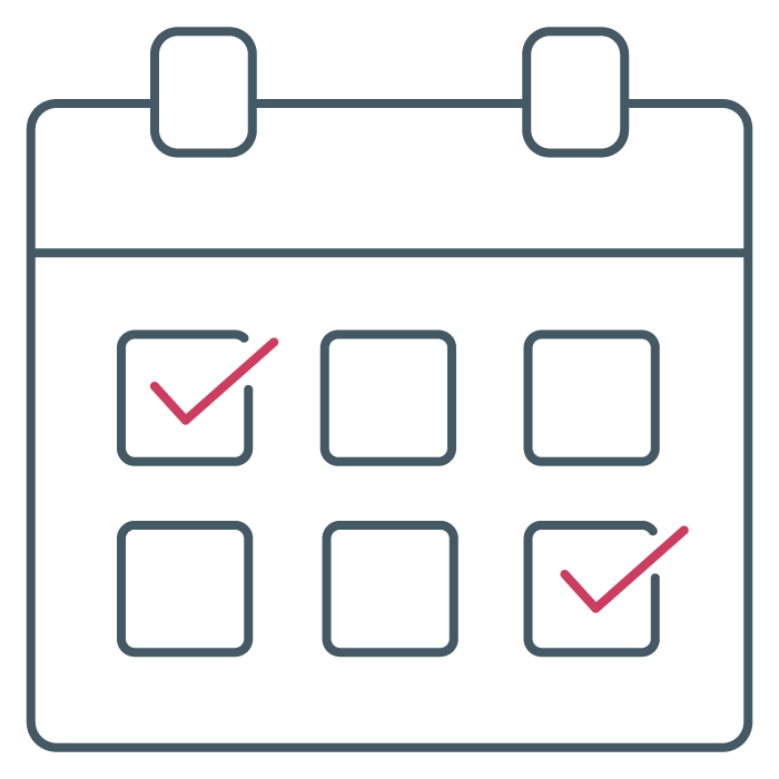 Set start and end dates