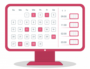 Kalender: Ein visuelles Werkzeug für Aufgaben Zeitpläne